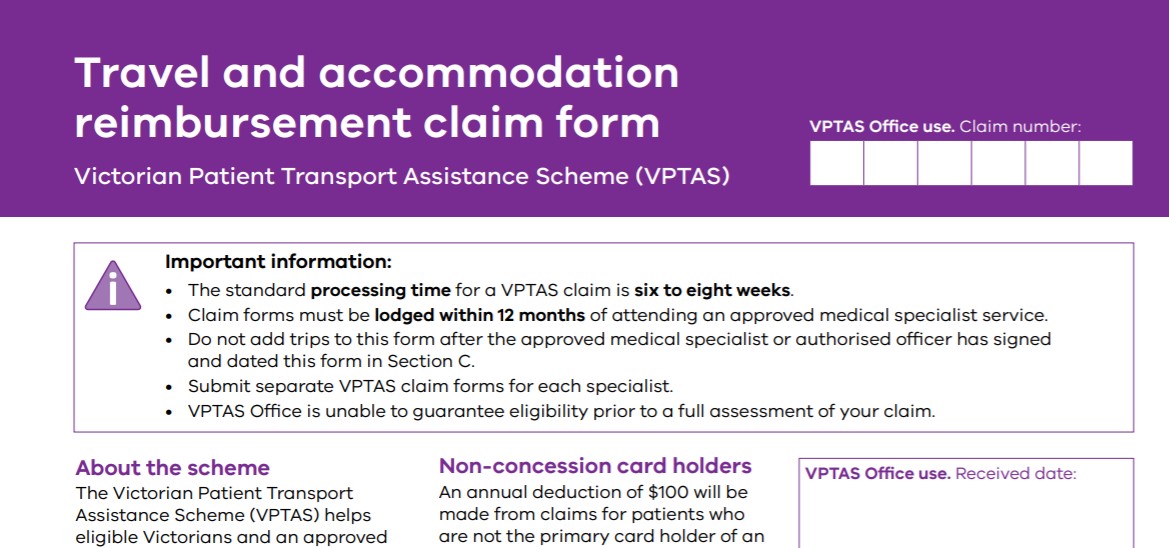 victorian isolated patients travel scheme